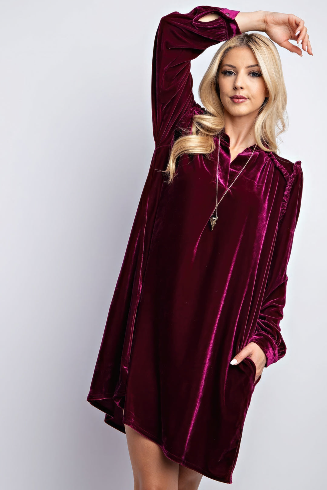 Velvet Ruffle Mini from Seductive Collection