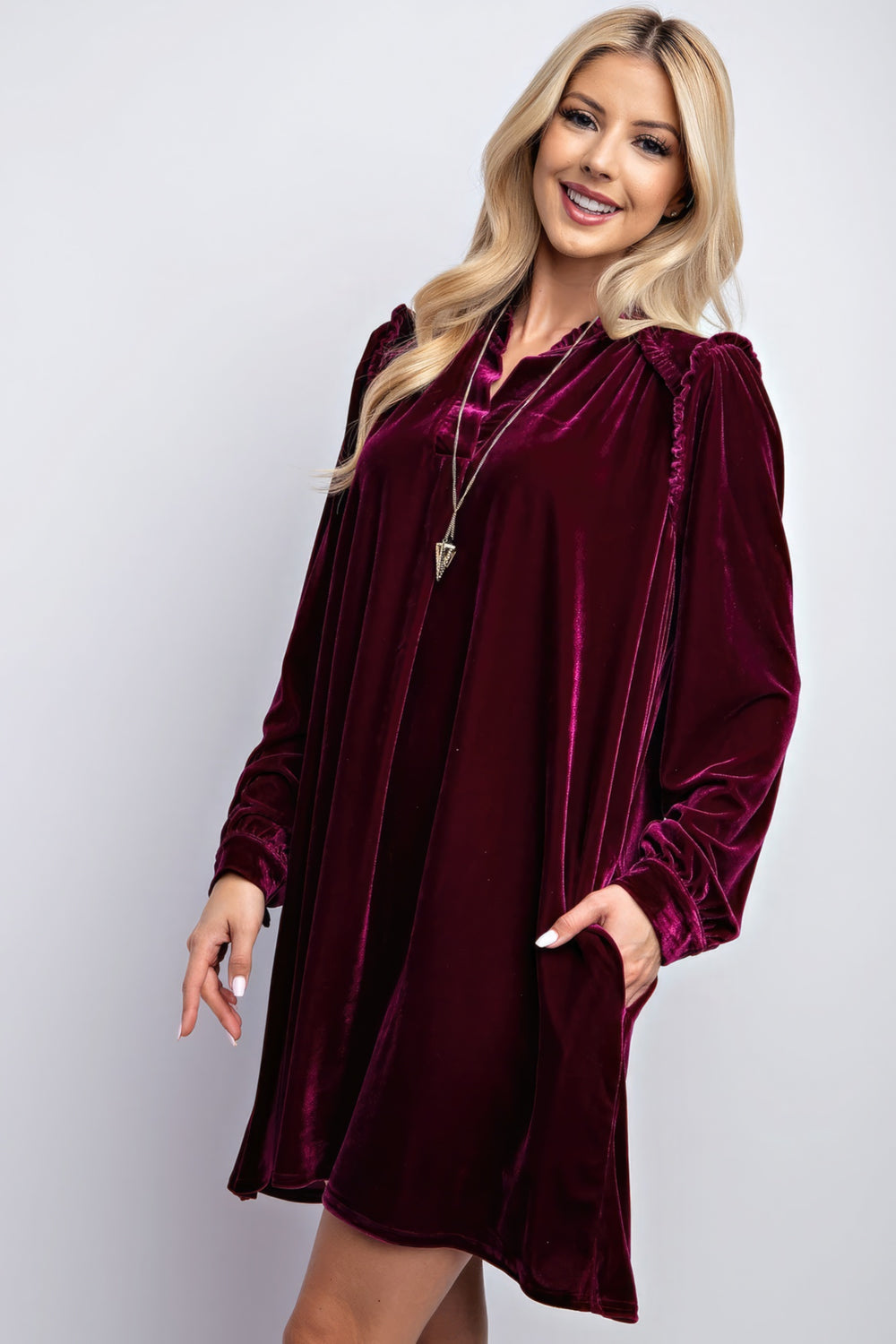 Velvet Ruffle Mini from Seductive Collection