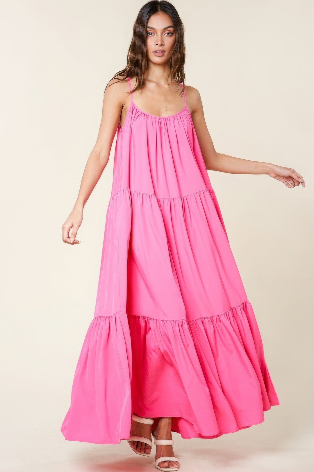 Flare Couture Maxi Sun Dress With Pockets from Seductive Collection
