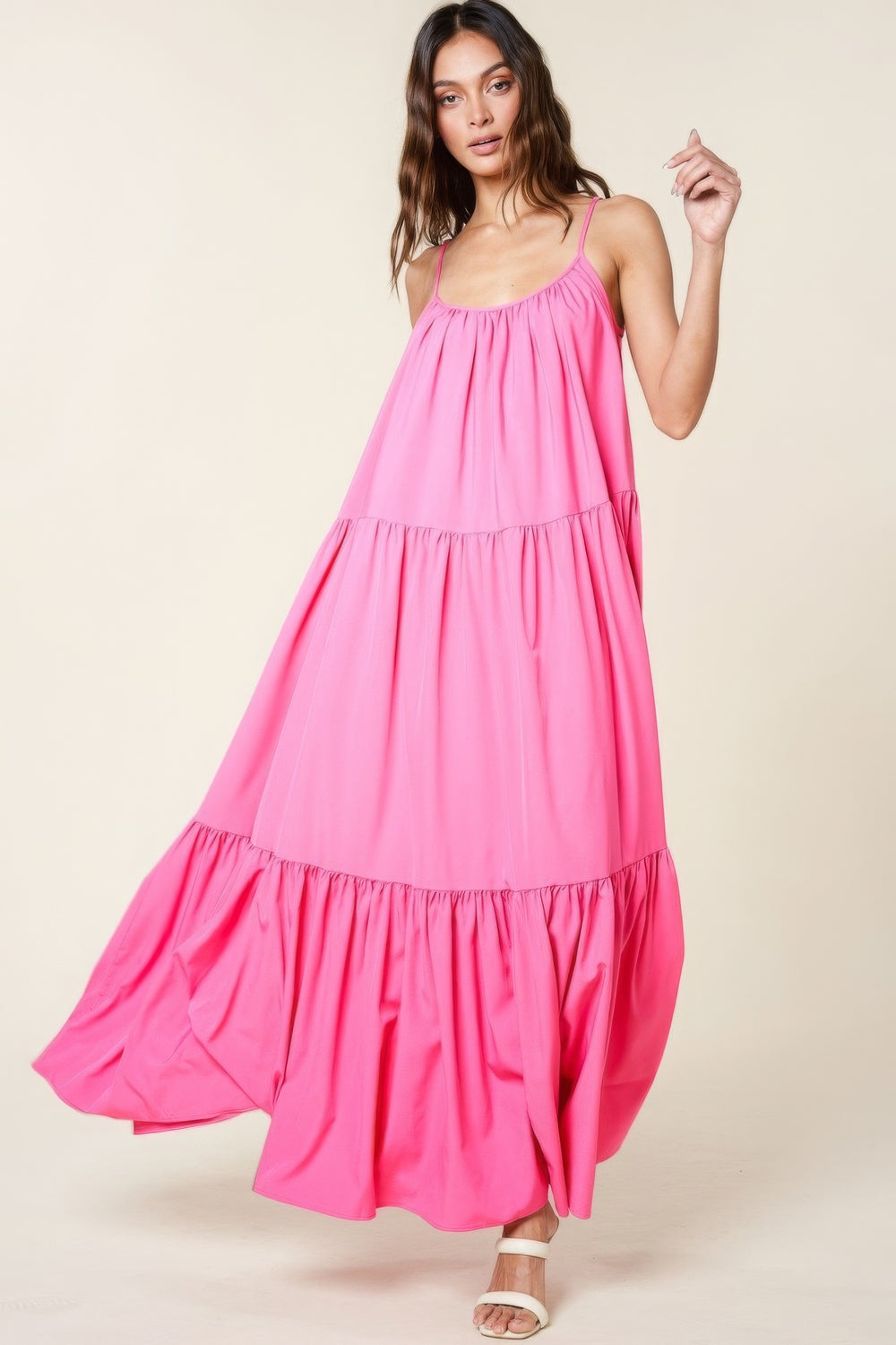 Flare Couture Maxi Sun Dress With Pockets from Seductive Collection
