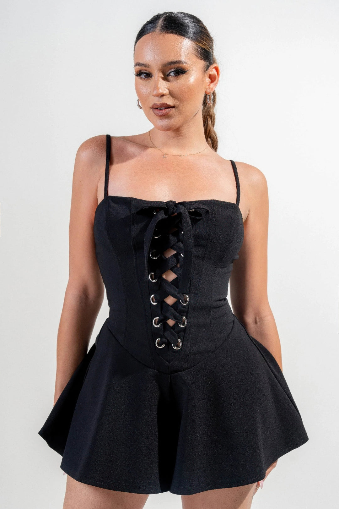 LacyUp Jumpsuit Romper from Seductive Collection