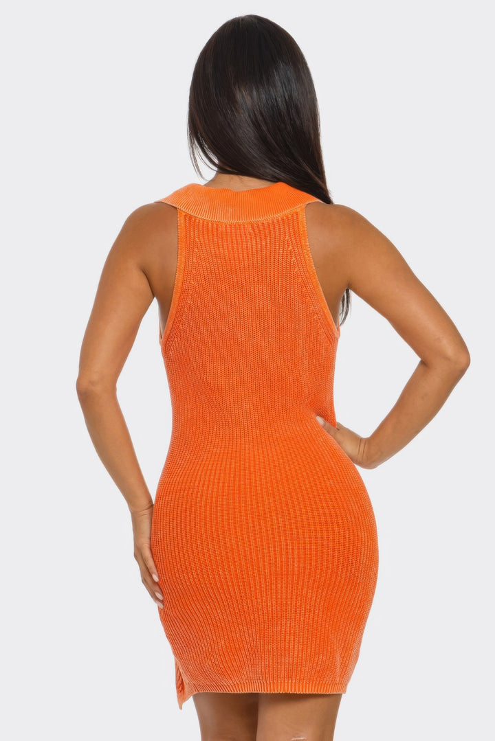 Luxe Mineral Wash Cotton Dress - from Seductive Collection