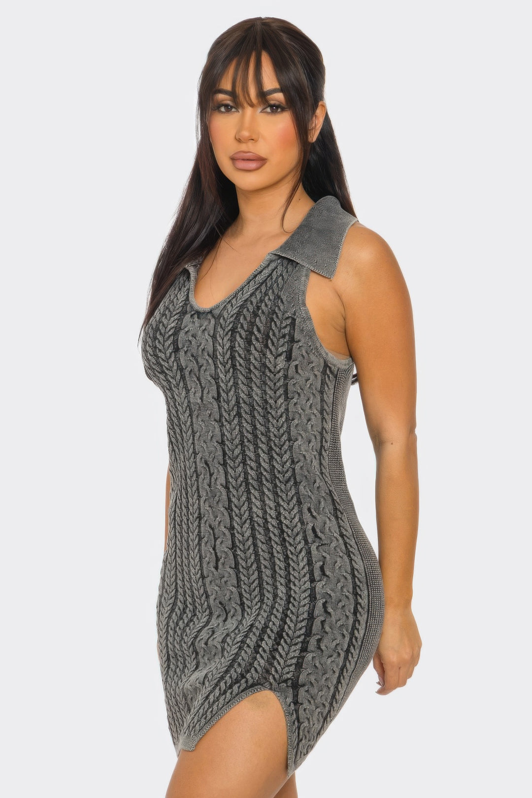 Luxe Mineral Wash Cotton Dress - from Seductive Collection