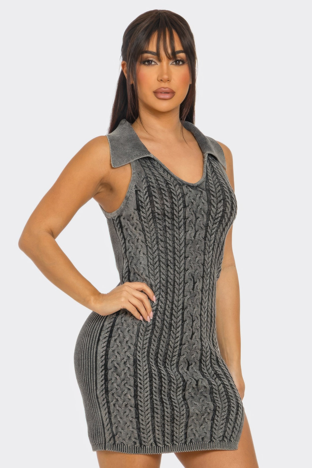 Luxe Mineral Wash Cotton Dress - from Seductive Collection