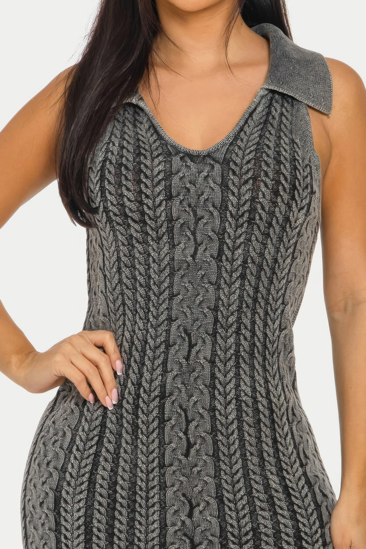 Luxe Mineral Wash Cotton Dress - from Seductive Collection