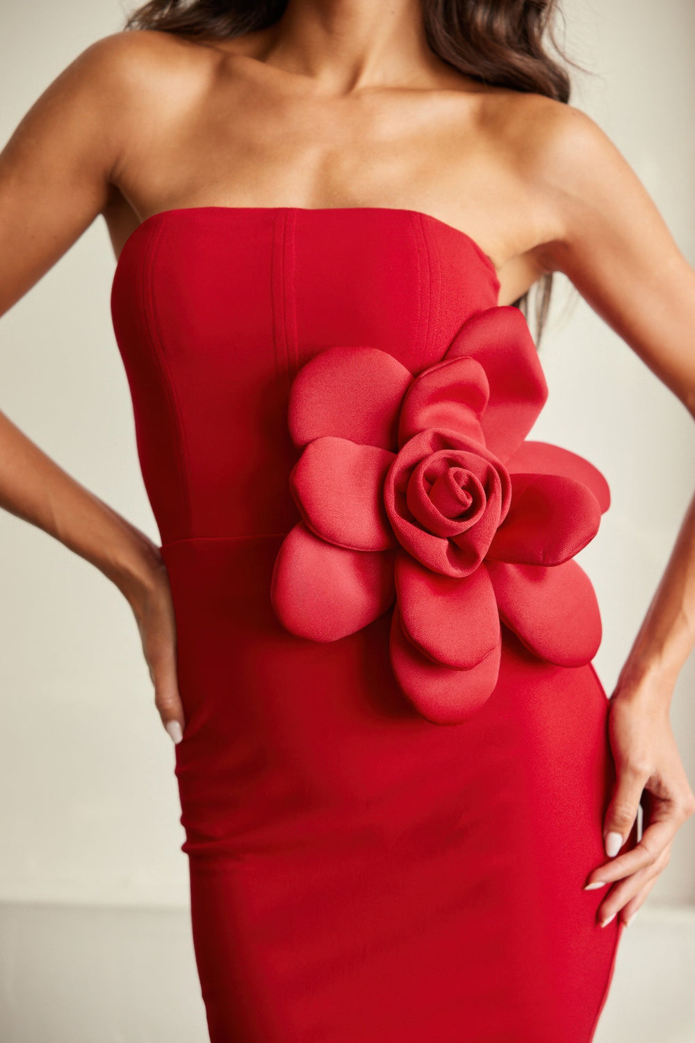3D Flower Bustier Mini - from Seductive Collection