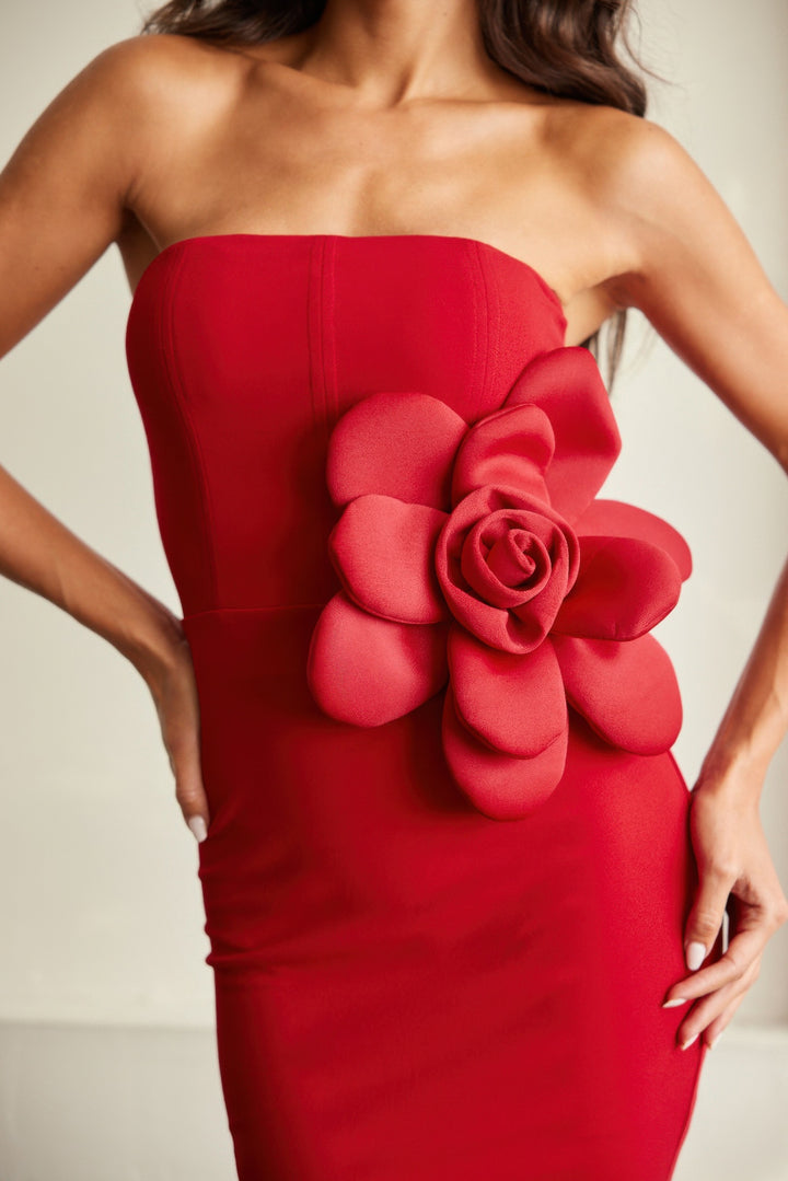 3D Flower Bustier Mini - from Seductive Collection